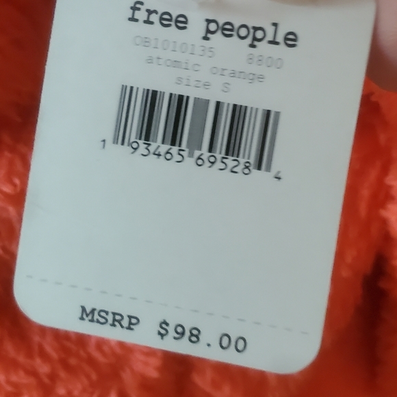 Free People Big Sky Sherpa Jacket Small NWT - Picture 5 of 5